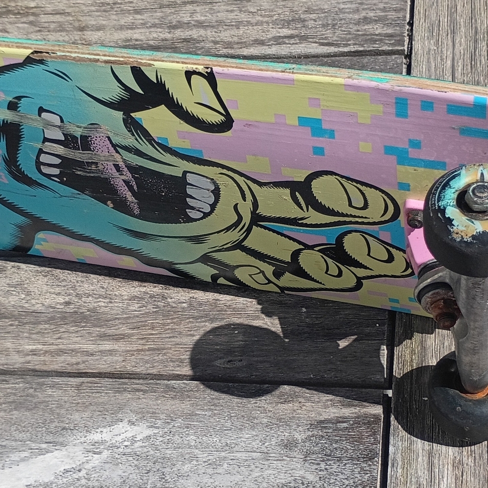 Santa Cruz Skateboards Vibrant Graphic Skateboard